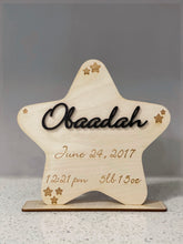 Load image into Gallery viewer, Star Birth Plaque