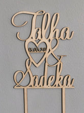 Load image into Gallery viewer, Wooden Cake Topper