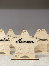 Load image into Gallery viewer, Star Birth Plaque