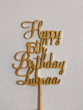 Load image into Gallery viewer, Wooden Cake Topper