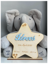 Load image into Gallery viewer, Star Birth Plaque