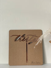 Load image into Gallery viewer, Wooden Cake Topper