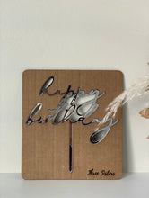 Load image into Gallery viewer, Wooden Cake Topper