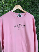 Load image into Gallery viewer, Wifey Sweatshirt