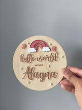 Load image into Gallery viewer, Personalized Birth Plaque