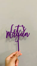 Load image into Gallery viewer, Acrylic Cake Topper