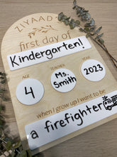 Load image into Gallery viewer, First Day Plaque
