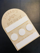 Load image into Gallery viewer, First Day Plaque