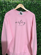 Load image into Gallery viewer, Wifey Sweatshirt
